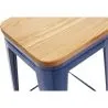 Tabouret de bar - Design industriel - Bois et acier - 76cm - Nouvelle édition - Stylix image 7