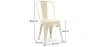 Chaise de salle à manger - Design industriel - Acier - Mat - Nouvelle édition -Stylix image 7