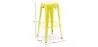 Tabouret de bar – Style industriel – Acier – 76 cm – Stylix image 7