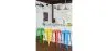 Tabouret de bar – Style industriel – Acier – 76 cm – Stylix image 7