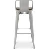 Tabouret de Bar - Design Industriel - Bois et Acier - 76cm - Stylix image 7