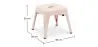 Tabouret pour enfant Stylix Design industriel en Métal - Nouvelle édition image 7