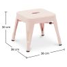 Tabouret pour enfant Stylix Design industriel en Métal - Nouvelle édition image 7