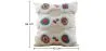 Coussin de style boho Bali - Housse et Rembourrage inclus - Sarla image 7