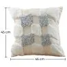 Coussin de style boho Bali - Housse et Rembourrage inclus - Varouna image 7
