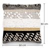 Coussin de style boho Bali - Housse et Rembourrage inclus - Clarissa image 7