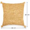 Coussin de style boho Bali - Housse et Rembourrage inclus - Carmel image 7