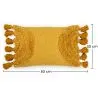 Coussin de style boho Bali - Housse et Rembourrage inclus - Delia image 7