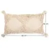 Coussin de style boho Bali - Housse et Rembourrage inclus - Doris image 7