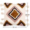 Coussin de style boho Bali - Housse et Rembourrage inclus - Aurelia image 7