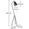 Tripod Design Floor Lamp - Lampadaire - Hopper image 7