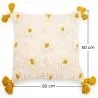 Coussin de style boho Bali - Housse et Rembourrage inclus - Isla image 7