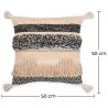 Coussin de style boho Bali - Housse et Rembourrage inclus - Amelia image 7