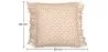 Coussin de style boho Bali - Housse et Rembourrage inclus - Clementine image 7