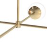 Lustre de plafond doré - Suspension design - 4 bras - Luba image 7