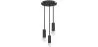 Lampe de plafond design - Lampe suspendue - 3 bras - Troy image 7