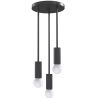 Lampe de plafond design - Lampe suspendue - 3 bras - Troy image 7