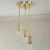 Lampe de plafond dorée - lampe suspendue à 3 bras - Troy image 7