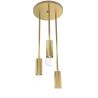 Lampe de plafond dorée - lampe suspendue à 3 bras - Troy image 7