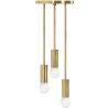 Lampe de plafond dorée - lampe suspendue à 3 bras - Troy image 7