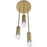 Lampe de plafond dorée - lampe suspendue à 3 bras - Troy image 7