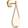 Gold Wall Lamp - Globe - Tear image 7