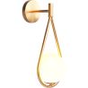 Gold Wall Lamp - Globe - Tear image 7
