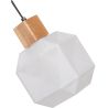 Lampe de plafond en bois et verre - Lampe suspendue design - Bumba image 7