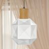 Lampe de plafond en bois et verre - Lampe suspendue design - Bumba image 7