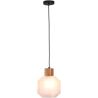 Lampe de plafond en bois et verre - Lampe suspendue design - Bumba image 7
