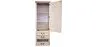 Garde-Robe avec Miroir Style Rustique - Bois Ciré image 7