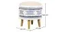 Tabouret Pouf Rond - Style Boho Bali - Josephine  image 7