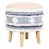 Tabouret Pouf Rond - Style Boho Bali - Josephine  image 7