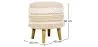 Tabouret Pouf Rond - Style Boho Bali - Ivy  image 7