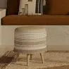 Tabouret Pouf Rond - Style Boho Bali - Ivy  image 7