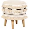 Tabouret Pouf Rond - Style Boho Bali - Juliet image 7
