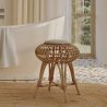 Tabouret de bar en rotin - Style Boho Bali - Lera image 7