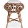 Tabouret de bar en rotin - Style Boho Bali - Lera image 7