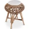 Tabouret de bar en rotin - Style Boho Bali - Lera image 7