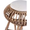 Tabouret de bar en rotin - Style Boho Bali - Lera image 7