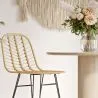 Tabouret de bar en rotin - Style Boho Bali - Tray image 7