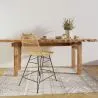 Chaise de salle à manger en rotin - Style Boho Bali - Prena image 7