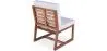 Chaise longue en bois - Chaise design style Boho Bali - Glan image 7