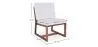 Chaise longue en bois - Chaise design style Boho Bali - Glan image 7