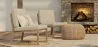 Chaise longue en bois - Chaise design style Boho Bali - Glan image 7