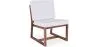 Chaise longue en bois - Chaise design style Boho Bali - Glan image 7