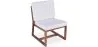 Chaise longue en bois - Chaise design style Boho Bali - Glan image 7