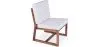 Chaise longue en bois - Chaise design style Boho Bali - Glan image 7