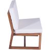 Chaise longue en bois - Chaise design style Boho Bali - Glan image 7