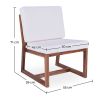 Chaise longue en bois - Chaise design style Boho Bali - Glan image 7